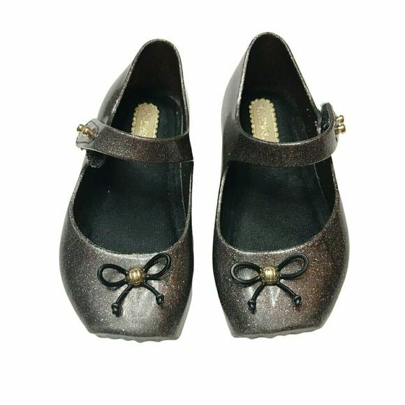 Mini Melissa Ballerina Flats 6 - Picture 1 of 4